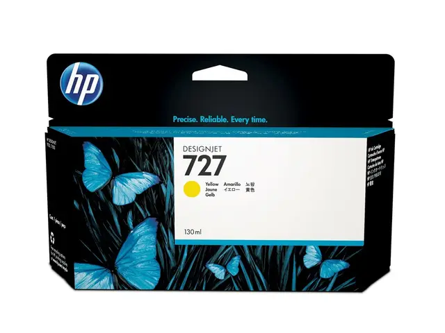 HP 727 - 130 ml - gul - original - DesignJet - blekkpatron - for D...