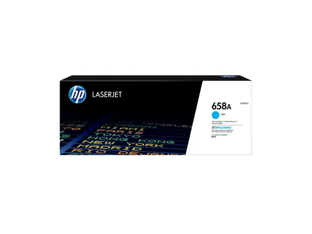 HP 658A - Cyan - original - LaserJet - tonerpatron (W2001A) - for ...