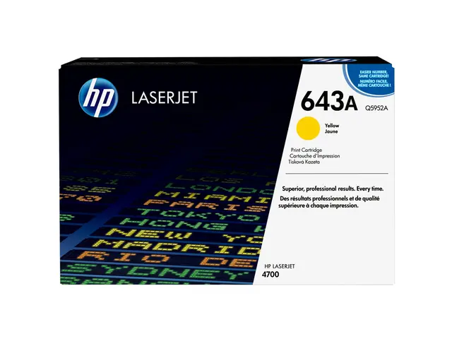 HP 643A - Gul - original - LaserJet - tonerpatron (Q5952A) - for C...