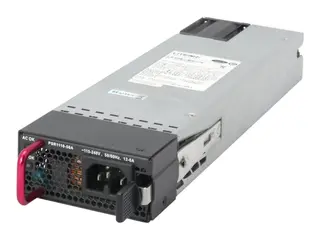 HPE X362 - Strømforsyning - "hot-plug" / redundant (plug-in modul) AC 115-240 V - 1110 watt - Europa - for HPE 5130 24, 5130 48, 5500-24, 5500-48, 5510 24, 5510 48; FlexNetwork 5510 24, 5510 48