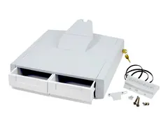 Ergotron StyleView SV43 Series Primary Double Monteringskomponent (2-skuffsmodul) - låsbar - medisinsk - grå, hvit - vognmonterbar - nikkelmetallhybrid