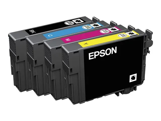 Epson 18 Multipack - 4-pack - 15.1 ml svart, gul, cyan, magenta - original - blære med RF/lyd-alarm - blekkpatron - for Expression Home XP-212, 215, 225, 312, 315, 322, 325, 412, 415, 422, 425 