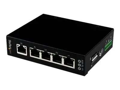 Startech 5 Port Unmanaged Industrial Gigabit Ethernet Switch - DIN...