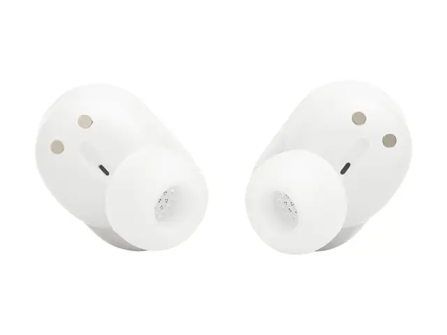 JBL TUNE Buds 2 - True wireless-hodetelefoner med mikrofon i øret - Bluetooth - aktiv støydemping - hvit 