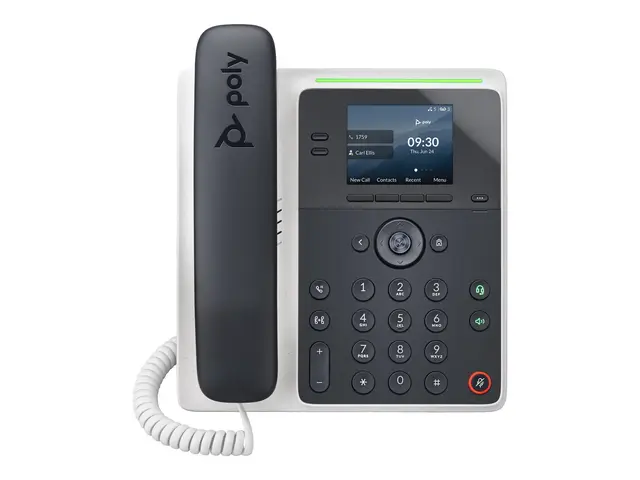 Poly Edge E100 - VoIP-telefon med anrops-ID/samtale venter treveis...