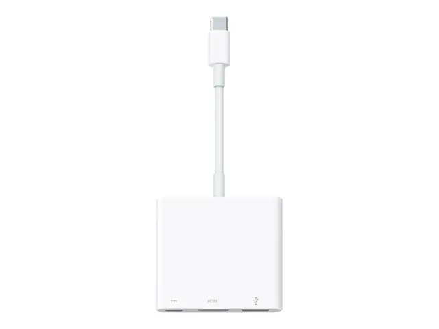Apple - Video adapter 24 pin USB-C hann til USB, HDMI, (kun strøm)...