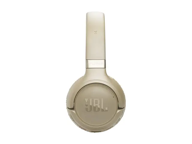 JBL TUNE 680NC - Hodetelefoner med mikrofon on-ear - Bluetooth - trådløs, kablet - aktiv støydemping - beige 