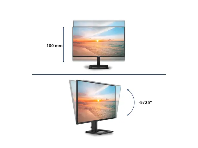 Philips 27E1N1600AE - LED-skjerm 27" 2560 x 1440 QHD @ 100 Hz IPS ...