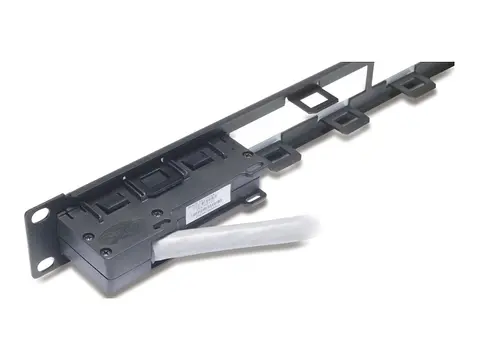 APC - Kabelstyringspanel - svart - 1U - for P/N: AR4012A, AR4017A, AR4032A, AR4038LA, NBPD0150, SMX2KR2UX145, SMX3KR2UNCX145