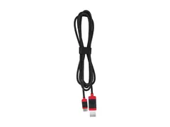 CHERRY - USB-kabel - USB (hann) til 24 pin USB-C (hann) USB 2.0 - 1.5 m - flettet kabel - svart