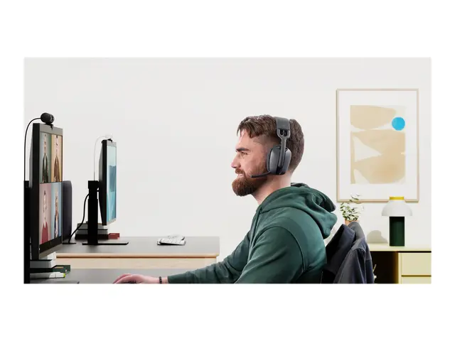 Logitech Zone Vibe Wireless - Hodesett full størrelse Bluetooth tr...