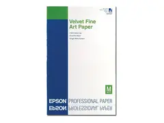 Epson Fine Art Velvet - Fl&#248;yel A3 plus (329 x 423 mm) 20 ark papir - for SureColor P5000, P800, SC-P10000, P20000, P5000, P700, P7500, P900, P9500