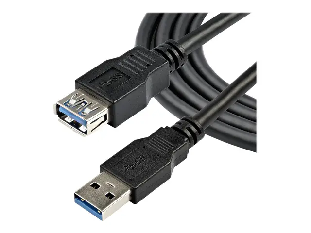 StarTech.com 2m Black SuperSpeed USB 3.0 Extension Cable A to A - ...
