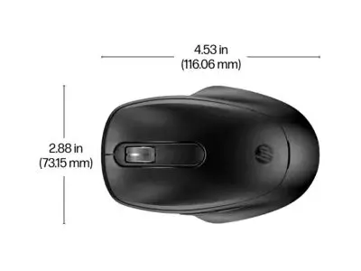 HP 515 - Mus full størrelse, ultra-rask oppladbar 5 knapper trådlø...