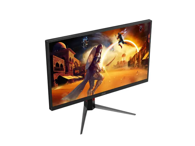 AOC Gaming U27G4XM - LED-skjerm - gaming 27" - 3840 x 2160 4K UHD (2160p) @ 160 Hz - Fast IPS - 1000 cd/m² - 1000:1 - DisplayHDR 1000 - 1 ms - 2xHDMI, DisplayPort - svart, rød 