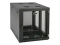 Eaton Tripp Lite Series 12U Wall Mount Rack Enclosure Server Cabinet Side Mount Wallmount Rack skap - veggmonterbar - svart - 12U - 19&quot;