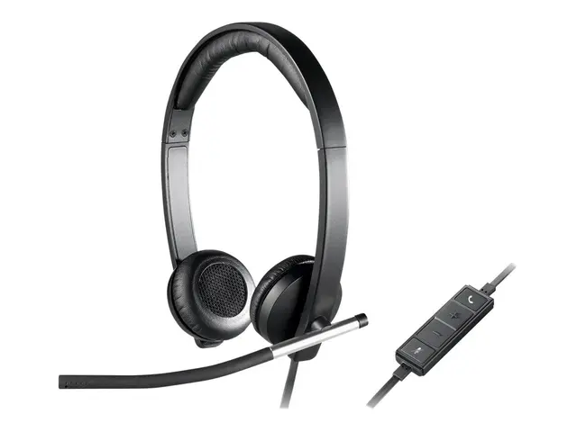 Logitech USB Headset Stereo H650e - Hodesett - on-ear - kablet