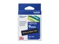 Brother TZe-325 - Selv-adhesiv - hvitt på svart Rull (0,9 cm x 8 m) 1 kassett(er) laminert teip - for Brother PT-D210, D600, H110, P750, P950; P-Touch PT-E550; P-Touch Cube PT-P300, P910