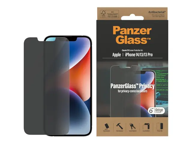 PanzerGlass - Skjermbeskyttelse for mobiltelefon klassisk passform...