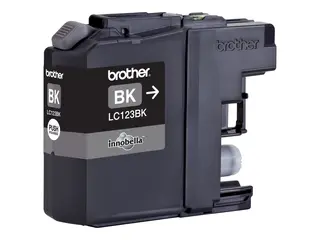 Brother LC123BK - Høy ytelse - svart original - blekkpatron - for Brother DCP-J100, DCP-J105, DCP-J132W, DCP-J4110DW, DCP-J552DW, DCP-J752DW