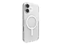 Zagg Crystal Palace Lite - Baksidedeksel for mobiltelefon MagSafe-samsvar - blank - for Apple iPhone 17