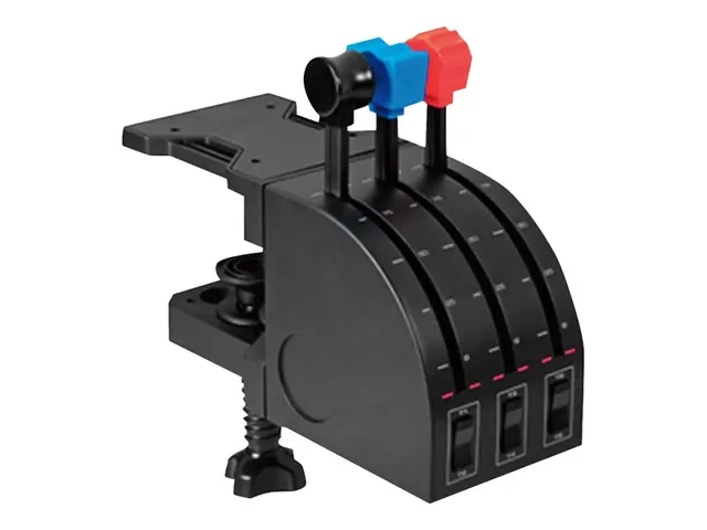Logitech Flight Yoke System - Åk og gasspedal - kablet - for PC