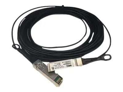 Dell 10GbE - Nettverkskabel SFP+ til 3 m fiberoptisk aktiv for Net...