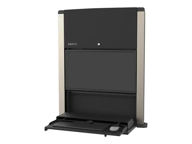Ergotron CareFit - Veggmontert arbeidsstasjon - matt svart