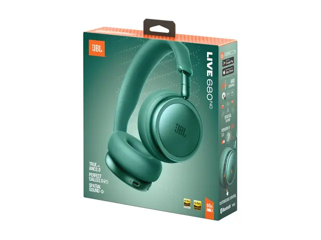 JBL LIVE 680NC - Hodetelefoner med mikrofon - on-ear - Bluetooth -...
