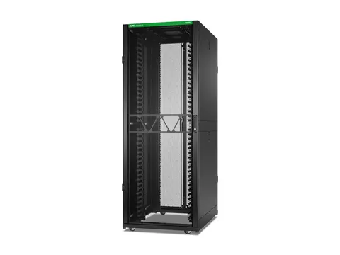 APC NetShelter SX - Rack skap - 1991 H x 750W x 1070D mm, med sider står på gulv - svart - 42U - 19" - TAA-samsvar - for P/N: SMT3000RMI2UC, SMX2KR2UNCX145, SRT3000RMXLA-NC, SRT3000RMXLT-NC, SRT5KRMXLTUS