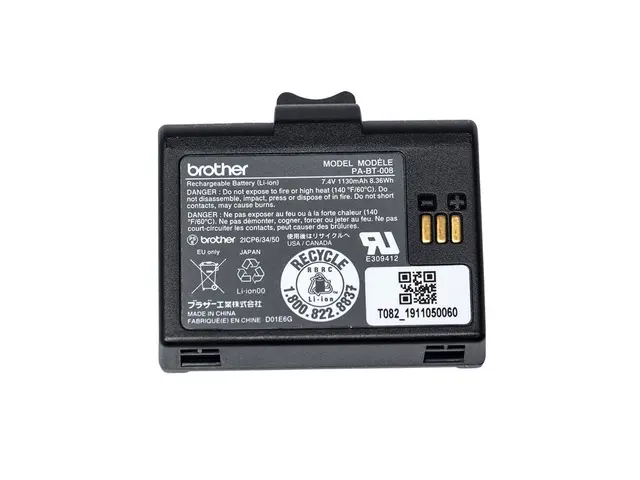 Brother PA-BT-008 - Skriverbatteri litiumion 1130 mAh 8.36 Wh for ...