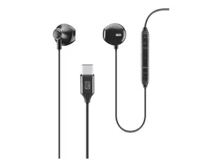 Cellular Line Orbit - &#216;repropper med mikrofon i &#248;ret - kablet - USB-C - svart