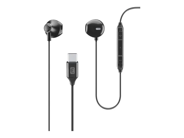 Cellular Line Orbit - Ørepropper med mikrofon i øret kablet USB-C ...