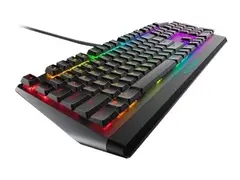 Alienware AW510K - Tastatur - bakgrunnsbelyst USB - tastsvitsj: CHERRY MX Low Profile Red - Dark Side of the Moon - for Alienware Area-51, Aurora, Aurora R10, Aurora R9, M15, M17; G5 5090; XPS 8940