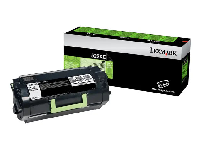 Lexmark 522XE - Ekstra høy ytelse - svart - original - tonerpatron...