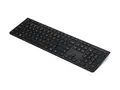 Lenovo Professional - Tastatur - full size tr&#229;dl&#248;s - 2.4 GHz, Bluetooth - QWERTY - Nordisk - gr&#229; - brun boks - for ThinkCentre M70q Gen 5; M90q Gen 5; M90t Gen 5; V14 G5 IRL; V15 G4 AMN; V15 G4 IRU
