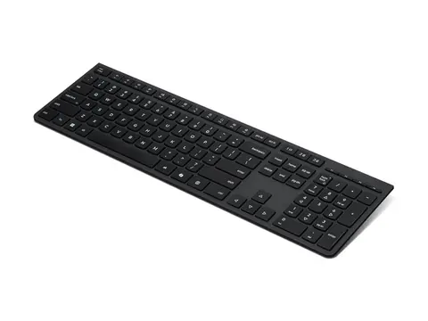Lenovo Professional - Tastatur - full size tr&#229;dl&#248;s - 2.4 GHz, Bluetooth - QWERTY - Nordisk - gr&#229; - brun boks - for ThinkCentre M70q Gen 5; M90q Gen 5; M90t Gen 5; V14 G5 IRL; V15 G4 AMN; V15 G4 IRU