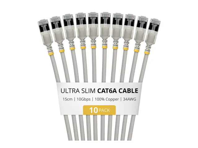 Startech - Koblingskabel - RJ-45 (hann) til RJ-45 (hann) - 15 cm -...