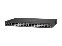 HPE Aruba 6000 48G 4SFP Switch Switch - L3 - Styrt - 48 x 10/100/1000 + 4 x Gigabit SFP - side til side-luftflyt - rackmonterbar - AC 100 - 127 V / 200 - 240 V - fabrikkintegrert