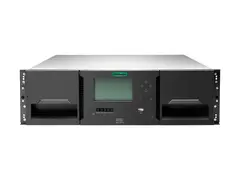 HPE Storage MSL3040 - Båndbibliotek - 720 TB / 1.8 PB spor: 40 - LTO Ultrium (18 TB / 45 TB) x 1 - Ultrium 9 - maks antall stasjoner: 3 - Fiberkanal - kan monteres i rack - 3U - strekkodeleser, kryptering