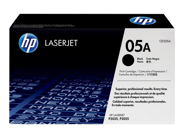 HP 05A - Svart original LaserJet tonerpatron (CE505A) for P2035, P...