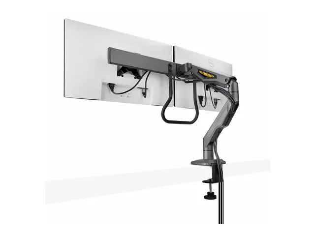 Startech Desk Mount Dual Monitor Arm w/ Crossbar, Up To 27" Displa...