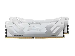 Kingston FURY Renegade - DDR5 - sett 48 GB: 2 x 24 GB - DIMM 288-pin - 4200 MHz / PC5-67200 - CL40 - 1.45 V - ikke-bufret - on-die ECC - hvitt og sølv