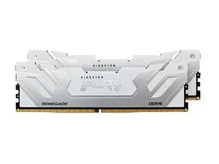 Kingston FURY Renegade - DDR5 - sett - 48 GB: 2 x 24 GB DIMM 288-pin - 4200 MHz / PC5-67200 - CL40 - 1.45 V - ikke-bufret - on-die ECC - hvitt og sølv