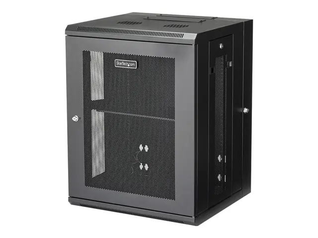 Startech 15U 19" Wall Mount Network Cabinet, 16" Deep Hinged Locki...