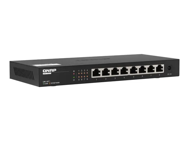QNAP QSW-1108-8T - Switch - ikke-styrt - 8 x 10/100/1000/2.5G - st...
