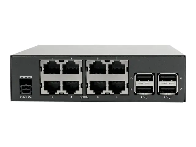 Eaton Tripp Lite Series 8-Port Console Server with Dual GB NIC, 4G...