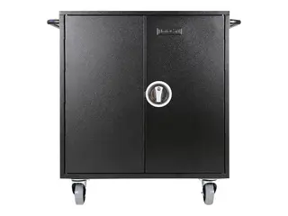 LEBA NoteCart Flex Extended 24 - Vogn (kun lading) for 24 nettbrett / notebook-er - USB-C lader inkludert 24x USB-C til Lightning 8-stifts kabler - l&#229;sbar - skjermst&#248;rrelse: inntil 15,6&quot;