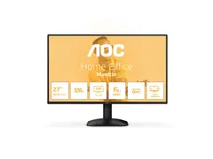 AOC 27B31H - LED-skjerm - 27" - 1920 x 1080 Full HD (1080p) @ 120 Hz IPS - 300 cd/m² - 1500:1 - 1 ms - HDMI, VGA - svart