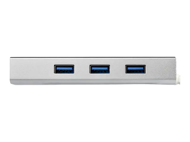 StarTech.com 3-Port USB 3.0 Hub with Gigabit Ethernet - Up to 5Gbp...